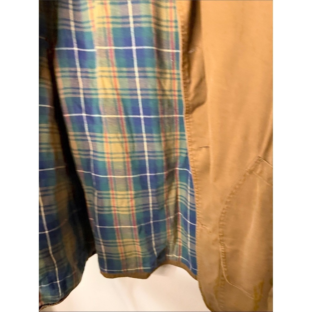 American Eagle Outfitters Men's Tan Canvas Field Jacket with Corduroy Collar - Picture 5 of 7